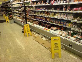 Water on Floor Resolved