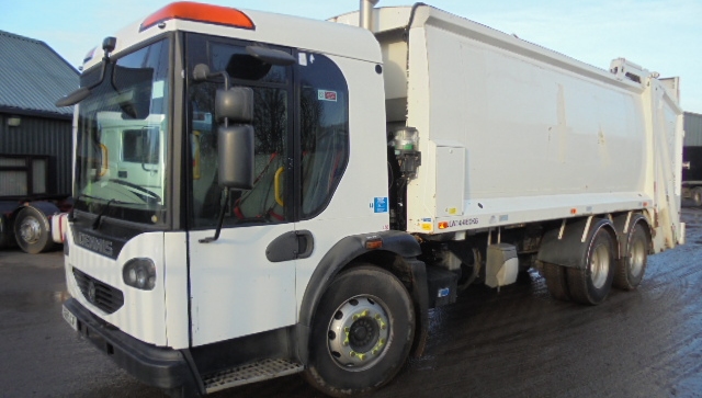 FOR SALE: 2009 YEAR 6X4 EURO 5 DENNIS REFUSE VEHICLE WITH WEIGH PREPARED TERBERG LIFT