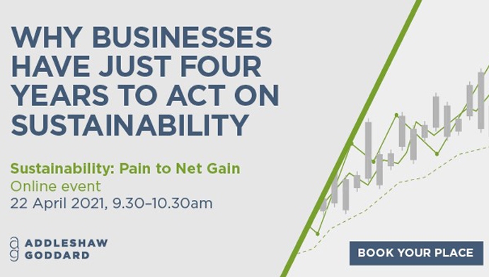 Sustainability: Pain to Net Gain